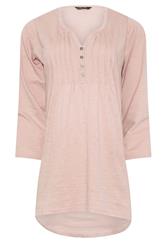 LTS Tall 2 PACK Light Pink & Blue Cotton Henley Tops | Long Tall Sally 9