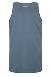 BadRhino Big & Tall 3 Pack Blue/Green/Brown Extra Long Plain Vest Top | BadRhino 10