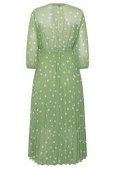 STAR Green Polka Dot Pleated Dress | StarByJM 6