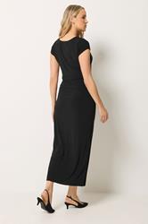 LTS Tall Women's Black Cowl Neck Maxi Dress | Long Tall Sally 2