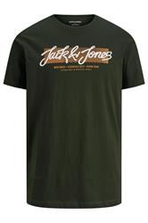 JACK & JONES Big & Tall Duffle Green Urban T-Shirt