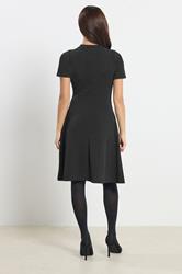 PixieGirl Petite Women's Black Textured Mini Dress | PixieGirl 2