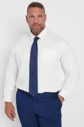 BadRhino Big & Tall White Stretch Long Sleeve Shirt | BadRhino 3