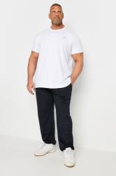 D555 Big & Tall Navy Blue 'Rory' Fleece Joggers | BadRhino 1