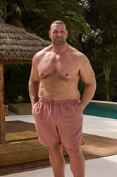 BadRhino Big & Tall Burnt Orange Swim Shorts | BadRhino 3
