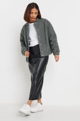 PixieGirl Petite Women's Grey Boucle Bomber Jacket | PixieGirl 1