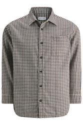 JACK & JONES Big & Tall Navy Blue Mini Check Shirt | BadRhino 2