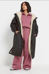 PixieGirl Petite Women's Black Waterproof Fleece Lined Robe | PixieGirl 3