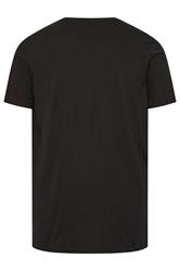 JACK & JONES Big & Tall Black Logo T-Shirt | BadRhino 5
