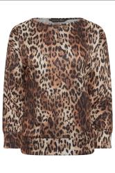 PixieGirl Petite Women's Brown Soft Touch Leopard Print Jumper | PixieGirl 6