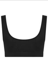 YOURSET 2 PACK Plus Size Black & White Lace Trim Seamless Bralette | Yours Clothing 11