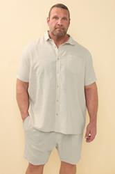BadRhino Big & Tall Natural Brown Linen Shorts | BadRhino 1