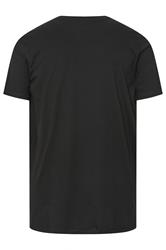 FIRETRAP Big & Tall Black Forged Iron Print T-Shirt | BadRhino 4