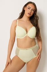 YOURSET 2 PACK Plus Size Yellow Lace T-Shirt Bras | Yours Clothing 5