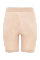Nude Anti Chafing High Waisted Shorts | Yours Clothing 5