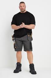 BadRhino Big & Tall Black Workwear Cargo Shorts | BadRhino 2