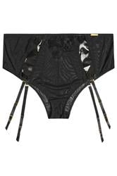 YOURS Plus Size Black Detachable Suspender Briefs | Yours Clothing 6