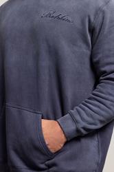 BadRhino Big & Tall Navy Blue Sun Bleached Hoodie | BadRhino 5