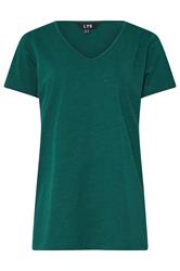 LTS Tall 2 PACK Green & Purple Cotton V-Neck T-Shirts | Long Tall Sally  9