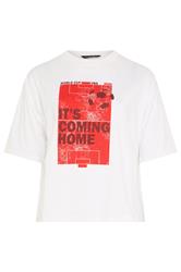 LIMITED COLLECTION Curve White 'It's Coming Home' England Football T-Shirt