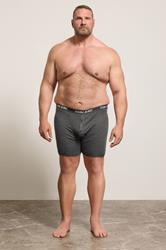 KAM 3 PACK Navy Blue & Grey Assorted Boxers | BadRhino 4