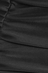 YOURS Plus Size Black Ruched Super High Waisted Tummy Control Bikini Briefs | Yours Clothing 8