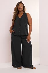 YOURS Plus Size Khaki Green Waistcoat | Yours Clothing 1