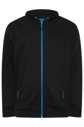 BadRhino Big & Tall Black Workwear Zip Through Hoodie | BadRhino 8