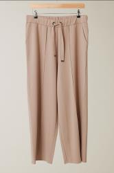 EVANS Curve Natural Brown Luxe Wide Leg Joggers