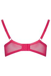 YOURSET 2 PACK Plus Size Black & Pink Burnout Stripe T-Shirt Bras | Yours Clothing 10