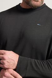 BadRhino Big & Tall Black Crew Neck Sweatshirt | BadRhino 4