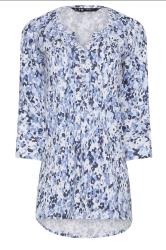 LTS Tall 2 PACK Beige Brown & Blue Cotton Henley Tops | Long Tall Sally 8