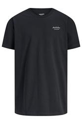 JACK & JONES Big & Tall Black Logo Graphic T-Shirt