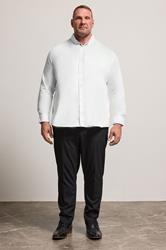 BadRhino Big & Tall 2 PACK White Long Sleeve Poplin Shirts | BadRhino 4