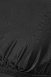 YOURS Plus Size Black Knotted Strap Hanky Hem Swim Dress | Yours Clothing 6
