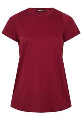 YOURS Curve Red Core Basic T-Shirt