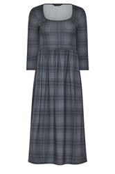 PixieGirl Petite Grey Check Midi Dress