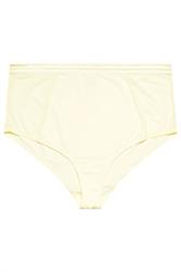 YOURS Curve Yellow Dobby Lace Full Brief