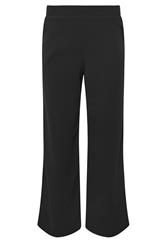 PixieGirl Petite Black Scuba Wide Leg Trousers
