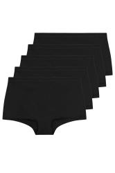 YOURSET 5 PACK Plus Size Black High Waisted Shorts | Yours Clothing 3