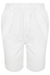 YOURSET 2 PACK Plus Size Black & White Cool Cotton Shorts | Yours Clothing 10