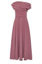 STAR Mauve Purple Off Shoulder Fit and Flare Dress | StarByJM 6