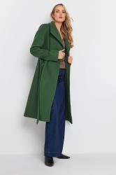 LTS Tall Dark Green Belted Wrap Formal Coat | Long Tall Sally 2
