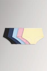 YOURSET 5 PACK Plus Size Blue Pastel Full Briefs | Yours Clothing 3