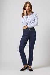 M&Co Indigo Blue Lift & Shape Straight Leg Jeans | M&Co 1