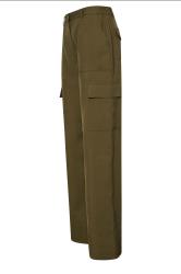 LTS Tall Khaki Green Tailored Cargo Pocket Wide Leg Trousers | Long Tall Sally 8