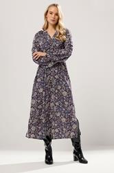LTS Tall Purple Floral Maxi Dress | Long Tall Sally 1