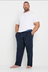 BadRhino Big & Tall 2 PACK Navy Blue Lounge Trousers | BadRhino 2