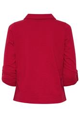 PixieGirl Petite Women's Red Button Cotton Shirt | PixieGirl 6