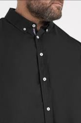 BadRhino Big & Tall 2 PACK Black Short Sleeve Poplin Shirts | BadRhino 5
